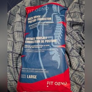 Fit Geno Back Brace and Posture Corrector Unisex Size Large (EUC)